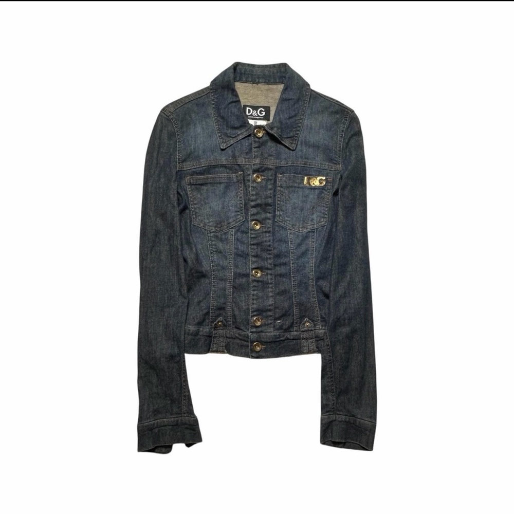 Dolce & Gabbana Women's Dark Blue Jean Jacket